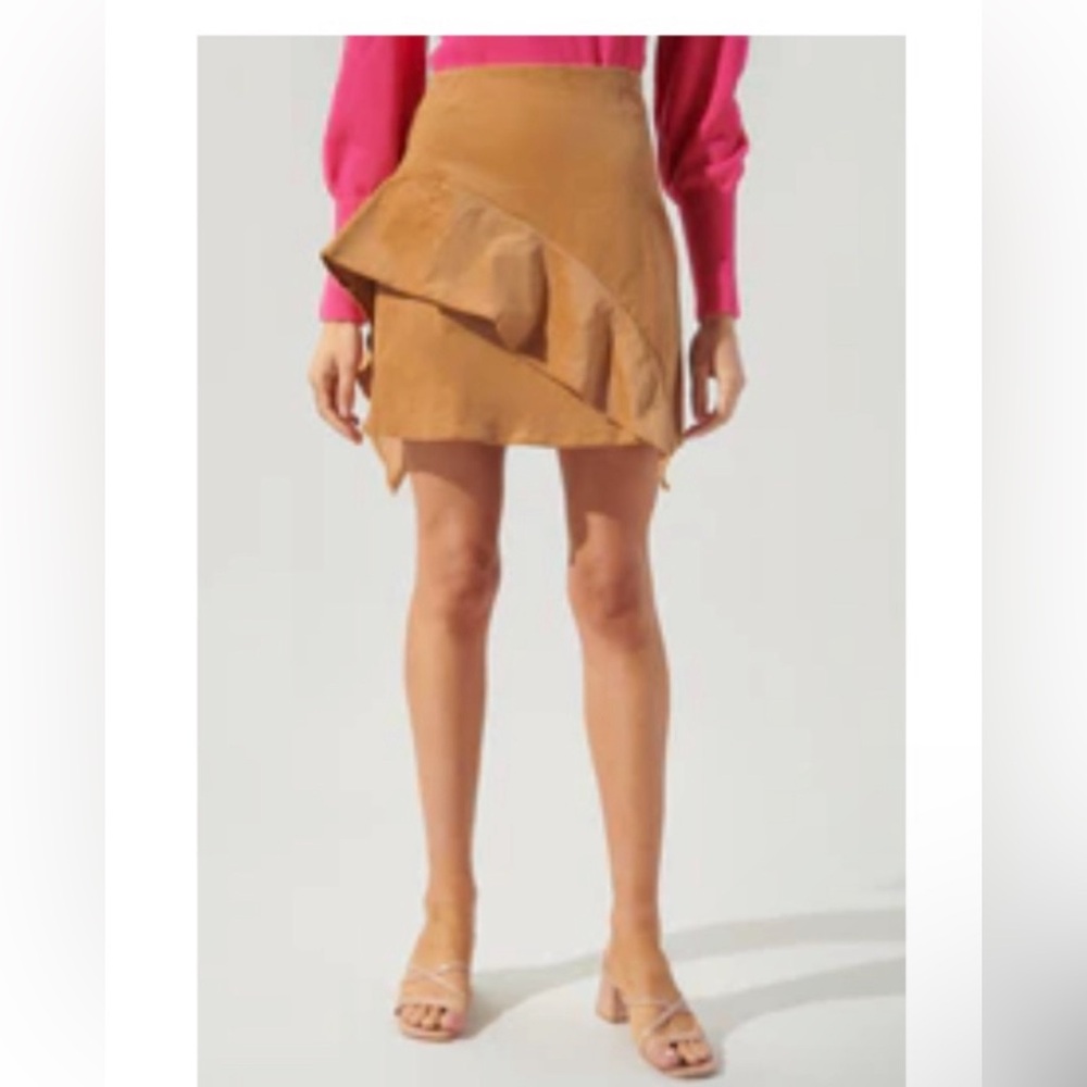 Sugar+Lips Asymmetric corduroy mini skirt - L